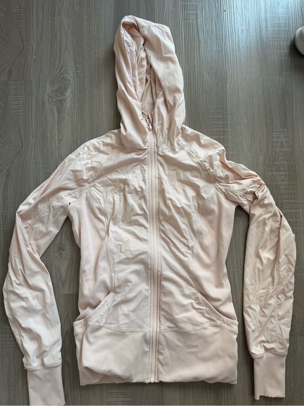 Lululemon Light Pink Women's Hooded Zip Jacket Size 10